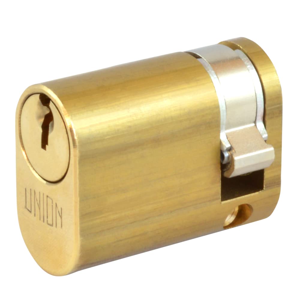 Union Oval-Profile Single Cylinder Brass (J2X8-PL-A)