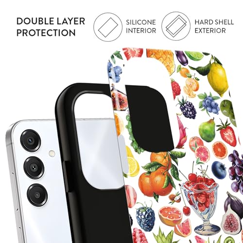 Coque Samsung Galaxy A16 5G fruits d'été antichoc double couche 6,7 pouces