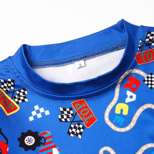 Little Boys Pajamas for Toddler Clothes Set Planet Train Sleepwear Long Sleeve 100% Cotton 2 Piece Kids Pjs Size 1-10 Years4