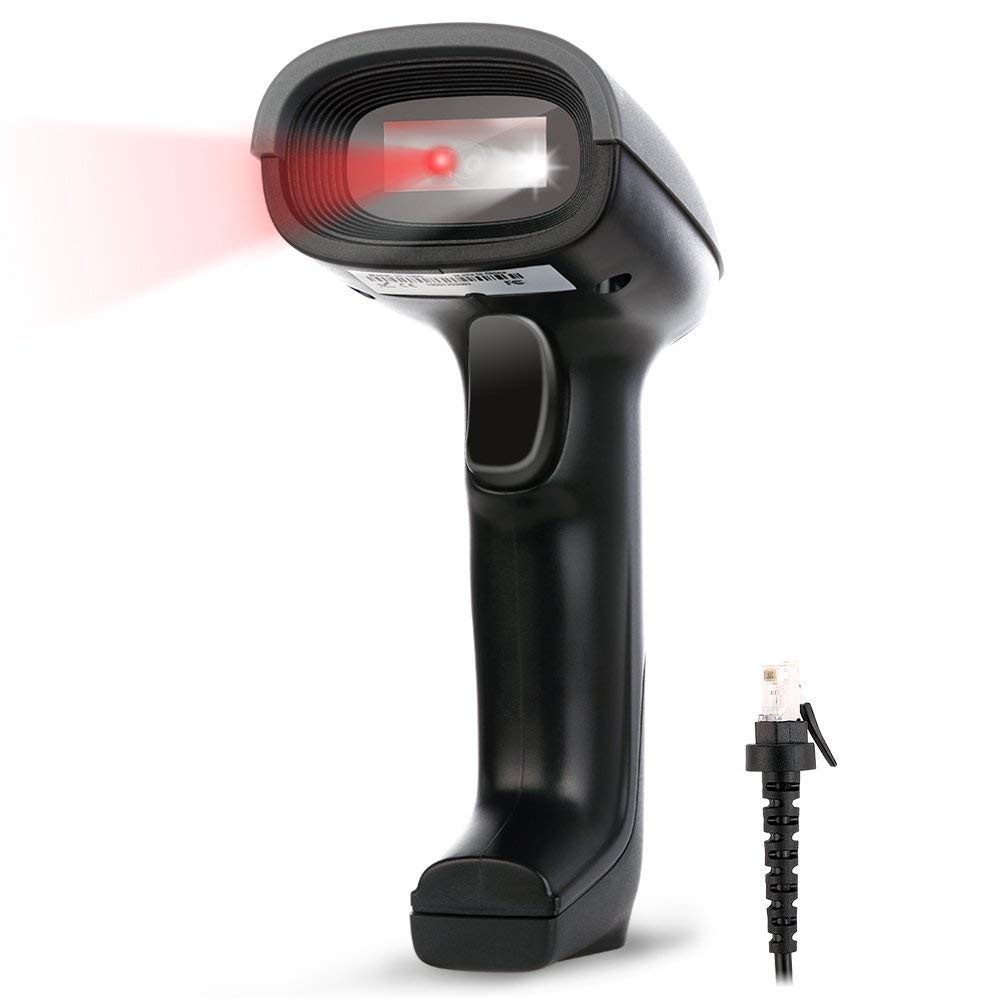 Scan Tool Barcode Scanner, Imillet Handheld USB Wired Barcode Reader, ID 2D and QR Code Scanner Reader