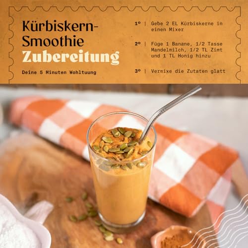 NaturaleBio Kürbiskerne Bio 1kg | Vegan, glutenfrei, ohne Gentechnik | Reich an Nährstoffen & Antioxidantien | Unterstützt Herz-, Blut- & Knochengesundheit | Ideal für Kochen & als Snack