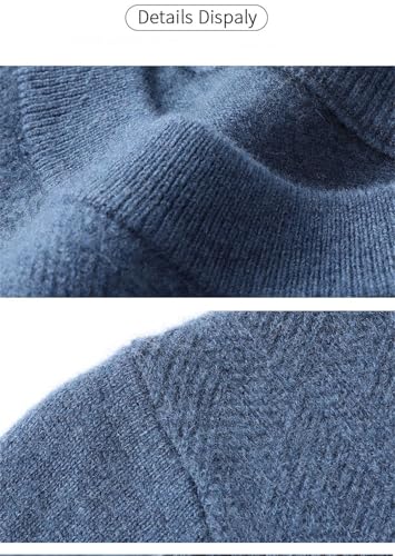 Men Sweater Argyle O-Neck Slim Fit Knit Solid Color Korean Pullovers2