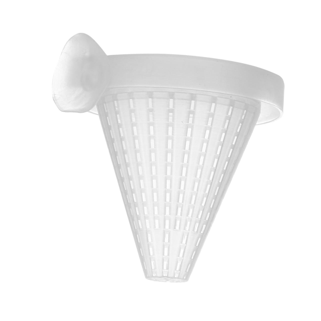 GANAZONO 3pcs Cone Worm Feeder Reptile Food Water Dish Fish Cone Feeder Small Fish Tank Pond Fish Food Holder Live Worms for Fish Tank Water Betta Tank Aquarium Transparent