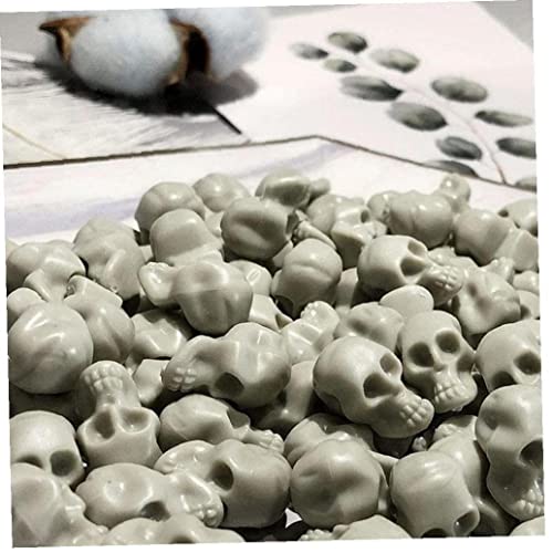 20 Pezzi Mini Teschi di Plastica Teschi in