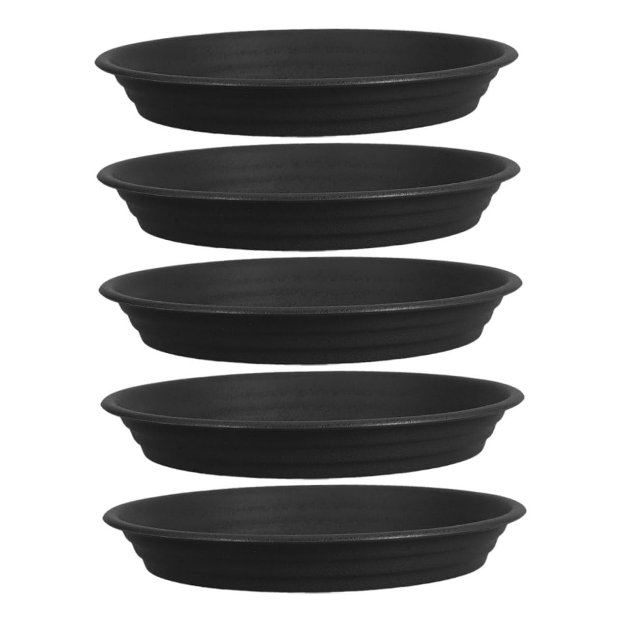 5 Piezas Bandejas para Macetas Resistentes de PP y Platos de Goteo para Plantas Redondos Protectores de Superficies Interiores y Exteriores para Saludable