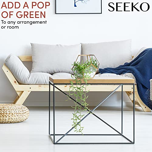 Seeko Artificial Succulents Hanging String Of Banana, 33In- Artificial Plants For Succulent Decor - Faux Greenery Artificial Hanging Plants For Diy Home, Office, Event Wall Decor, 2 Pack #TOP2