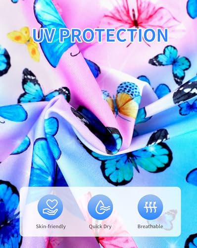 Image of Girls Swimsuit One Piece Bathing Suit Kids' Swimwear Quick Dry Summer Beach