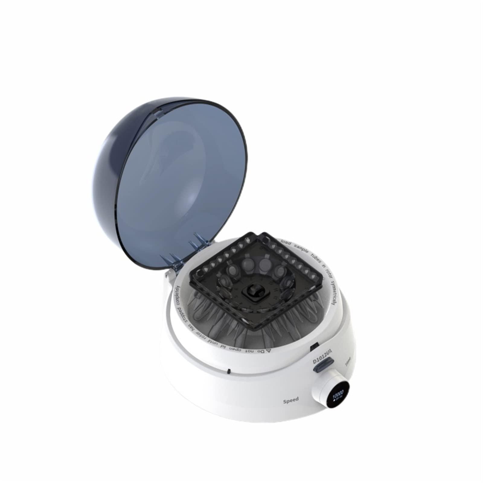 Palm Micro Centrífuga Mini Centrífuga de laboratorio 10000 RPM viene con dos rotores para tubos de 0,5 1,5 2 ml hasta 8 tiras PCR * 4