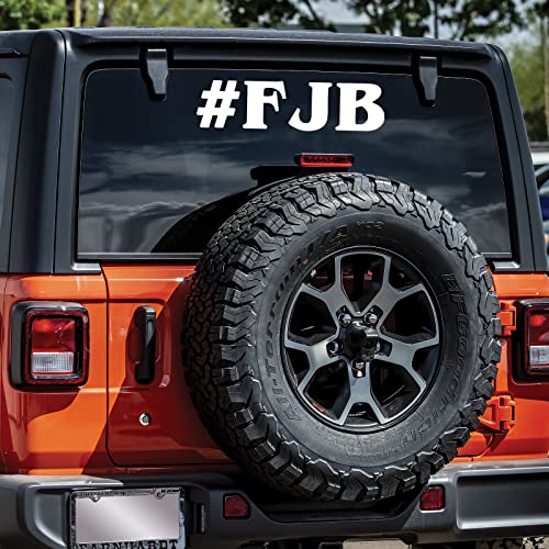 FJB Decal Vinyl Sticker Auto Car Truck Wall Laptop | White | 12