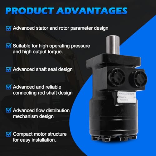 Image of 103-1011-012 | 103-1011 Hydraulic Motor | Direct Replacement for Eaton Char-Lynn S Series | Cast Iron High Torque | Displacement 93cc /r | Maximum Speed 607 RPM | 4-Hole Flange |