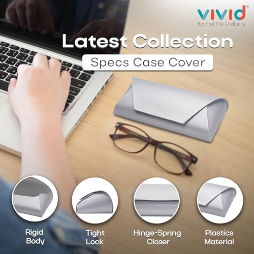 Image of VIVID Unisex Specs Magnetic Eyewear Dabbi Faux Leather Hard Case Cover