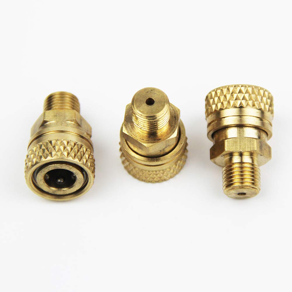 UP100 3 PCS PCP Airforce Paintball M10 Male Quick Disconnect Copper 30mpa 8MM Fill Nipple Coupling Connector Fittings Socket
