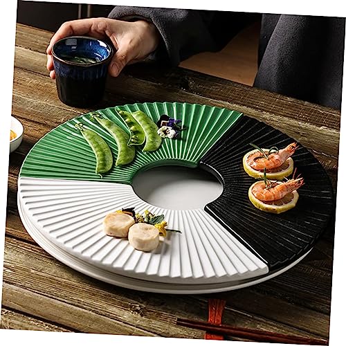 Plato de cerámica estilo japonés para sushi miniatura 3