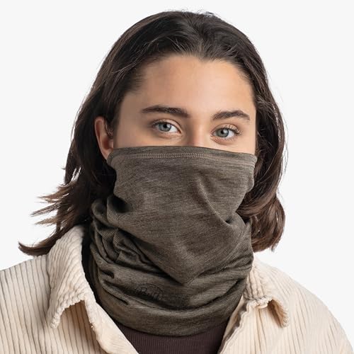Image of Buff Lightweight Merino Wool Neck Gaiter, 100% Ethically Sourced Wool,Versatile, Temperature Regulating Face Mask