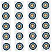 TusaMer Archery Target Paper, 20PCS 24Inch/16Inch 10 Ring Shooting Targets Paper, Hunting & Shooting Practice Clear Painting Archery Targets for Backyard Accessories.