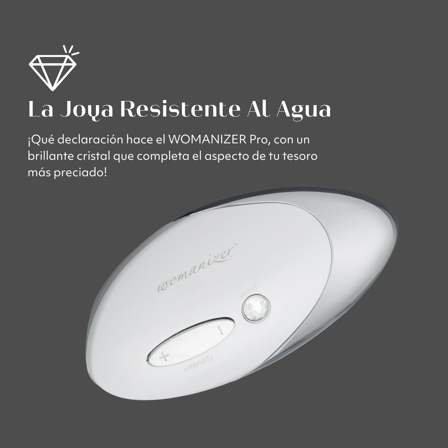 Womanizer PRO W500 - Estimulador de clítoris vibrador - Succionador para ella - juguete sexual para mujer recargable blanco