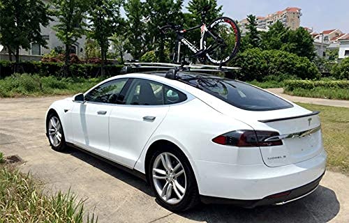 Heckflügel Spoiler Tesla Model S Sedan 60 70 75 85 90 D P85D P90D P100D 2012-2017 Hochglanz-Kohlefaser-Kofferraumspoiler