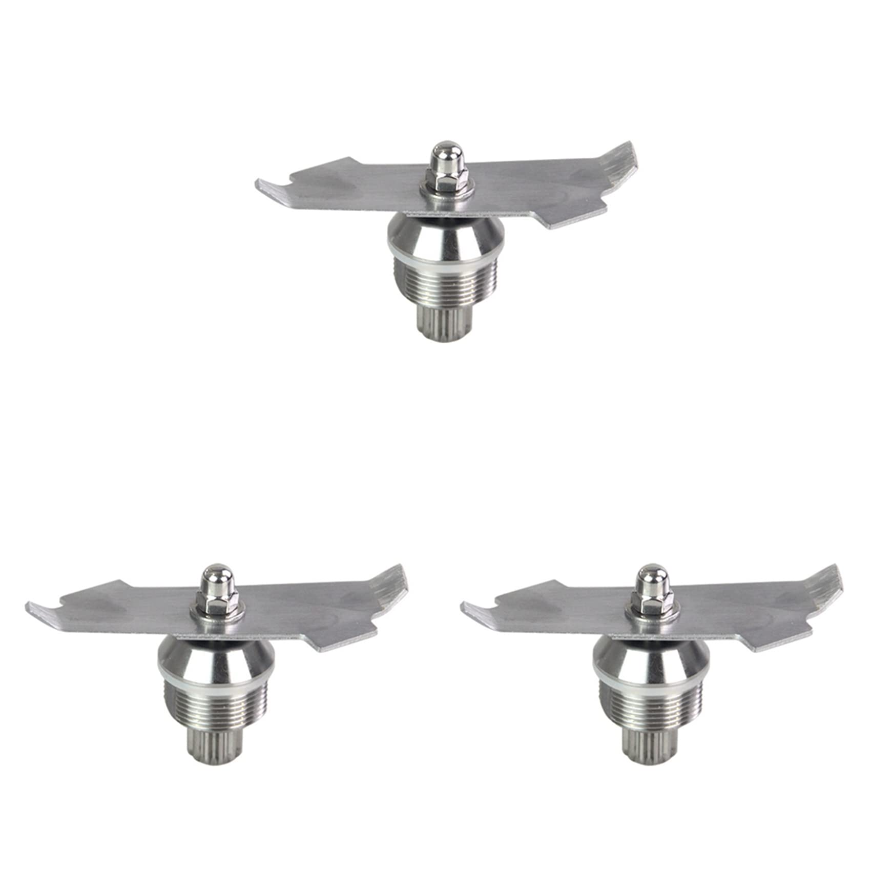 3X Ensamblaje de Cuchillas de Licuadora de Acero Inoxidable de Repuesto para Licuadora 015990 Contenedores de 64 Oz Y 32 Oz