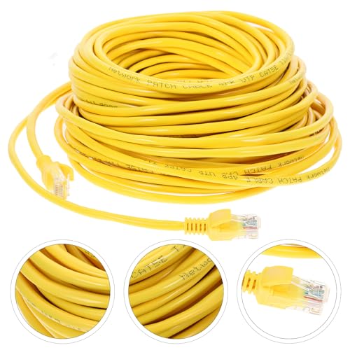 Cable de Red SEWACC Cat 5e Patch Cord 20 m Amarillo miniatura 5