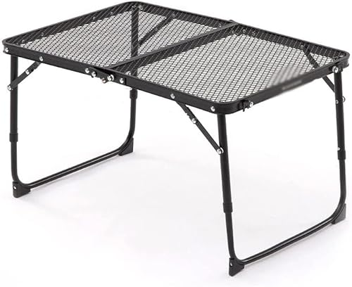 WXBDD - Muebles de exterior mesa portátil para campamento mesa de hierro plegable mesa de picnic mesa de jardín plegable