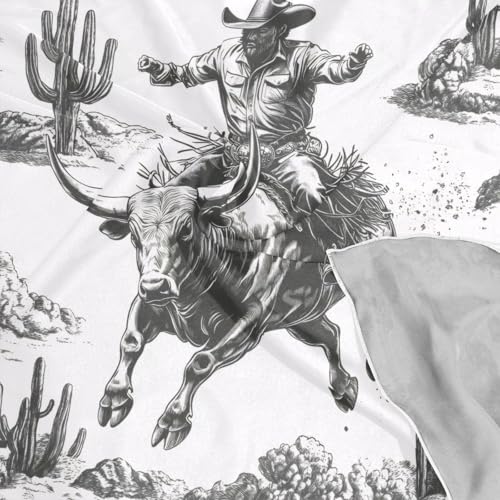 Rodeo Cowboys Silk Scarf Women's Fashion Square Satin Headscarf Neck Scarf Head Hair Wraps 23.6 Inches4