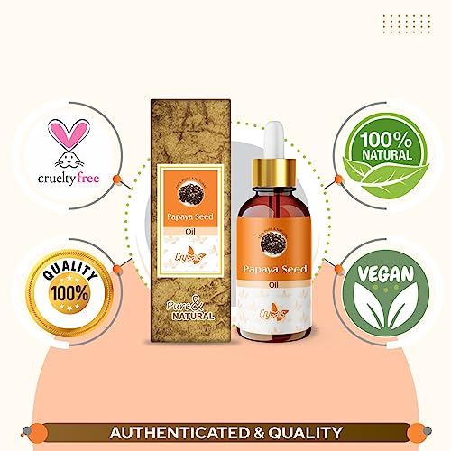 Image of Crysalis Papaya Seed Pure Carrier Oil (Carica Papaya) Cold Pressed Carrier Oil - 30ML