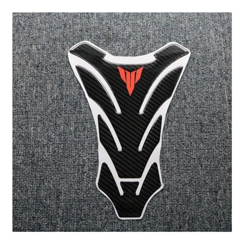 Protection réservoir en fiber de carbone véritable pour moto Yamaha MT07 R6 R1