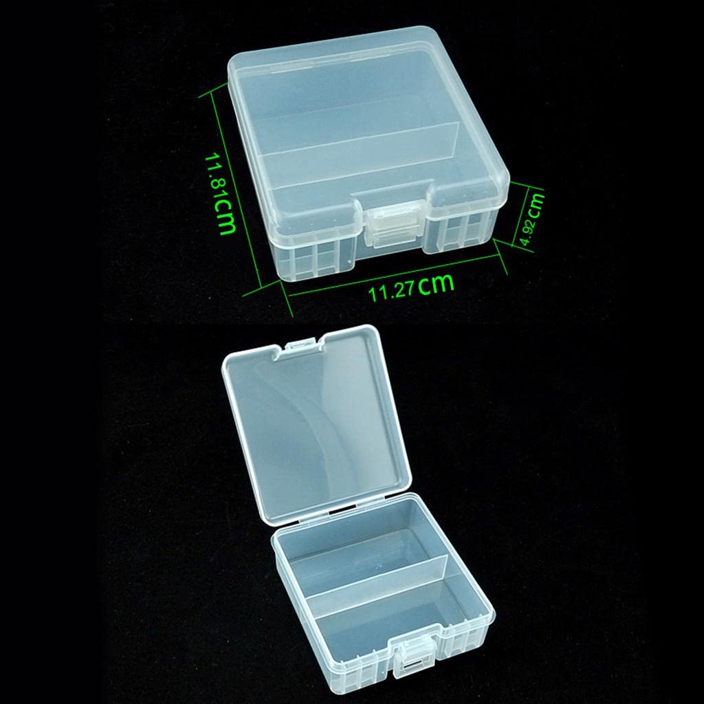 10 transparente AAA-Kunststoff-Batterie-Aufbewahrungsboxen/Organizer/Halter für 100 x AAA