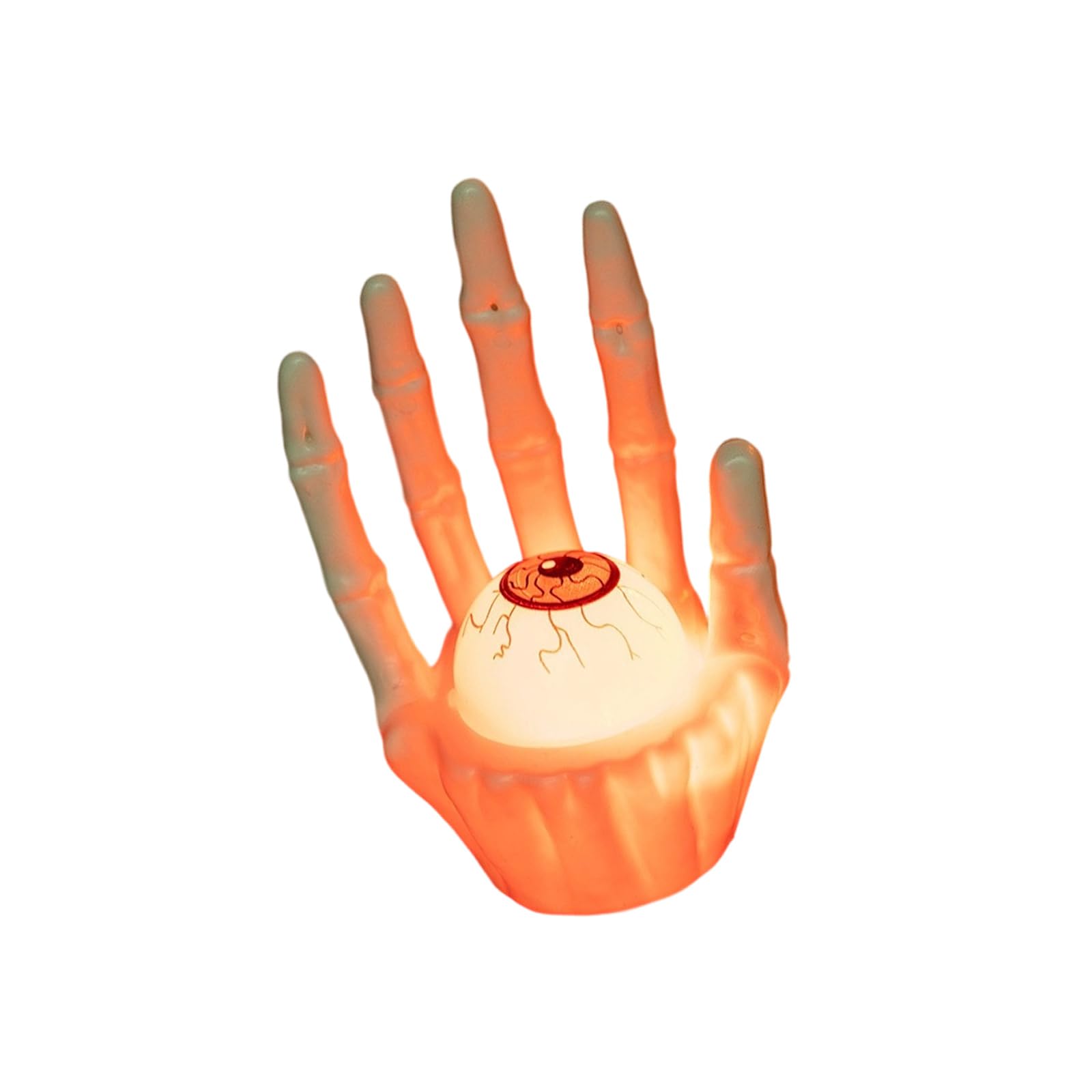 Nucelit LED Glowing Skeleton Hand Lamp Realistic Scary Halloween Decoration for Indoor Outdoor Party Desk Halloween Lights