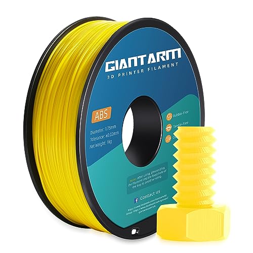 GIANTARM ABS Filament 1.75mm,3D Printer Filament 1KG Spool, Dimensional Accuracy +/- 0.03,Fit...