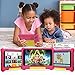MUISOO 7 Inch Android 13 Kids Tablet, 5GB+32GB(128GB Expandable), 1024x600 HD Screen, 2500mAh, 0.3MP+2MP Dual Camera, WiFi 6, BT5.2, Parental Controls, Tablet for Kids with Shockproof Case (Pink)