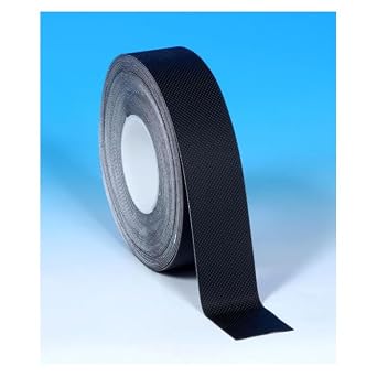 FindTape Handrail Grip Tape 2 in x 60 ft Anti Slip Grip Tape Roll, Non Slip Adhesive for Handrails, Stair Rails, Deck Rails, and More Indoor & Outdoor Applications Black, 2 in x 60 ft