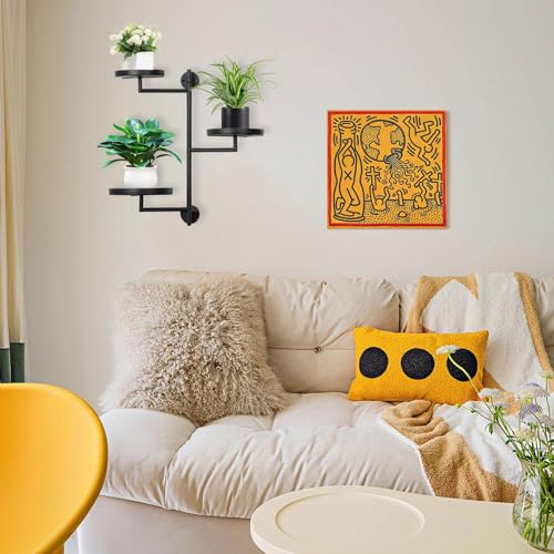 Support pour rotatif à 180 degrés avec étagère murale rotative en métal - 3