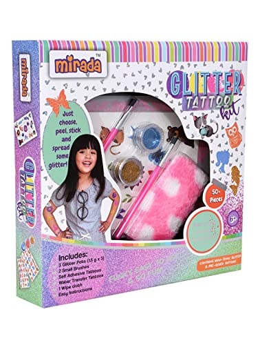 Mirada Glitter Tattoo Kit for Girls