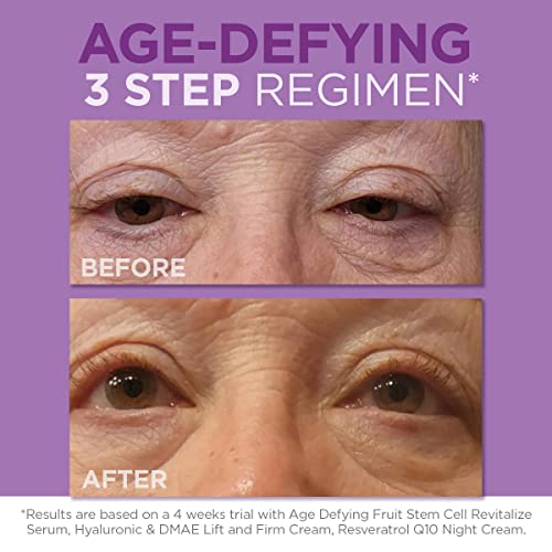 Lifestyle image of the Andalou Naturals Hyaluronic DMAE Lift & Firm Skin Cream