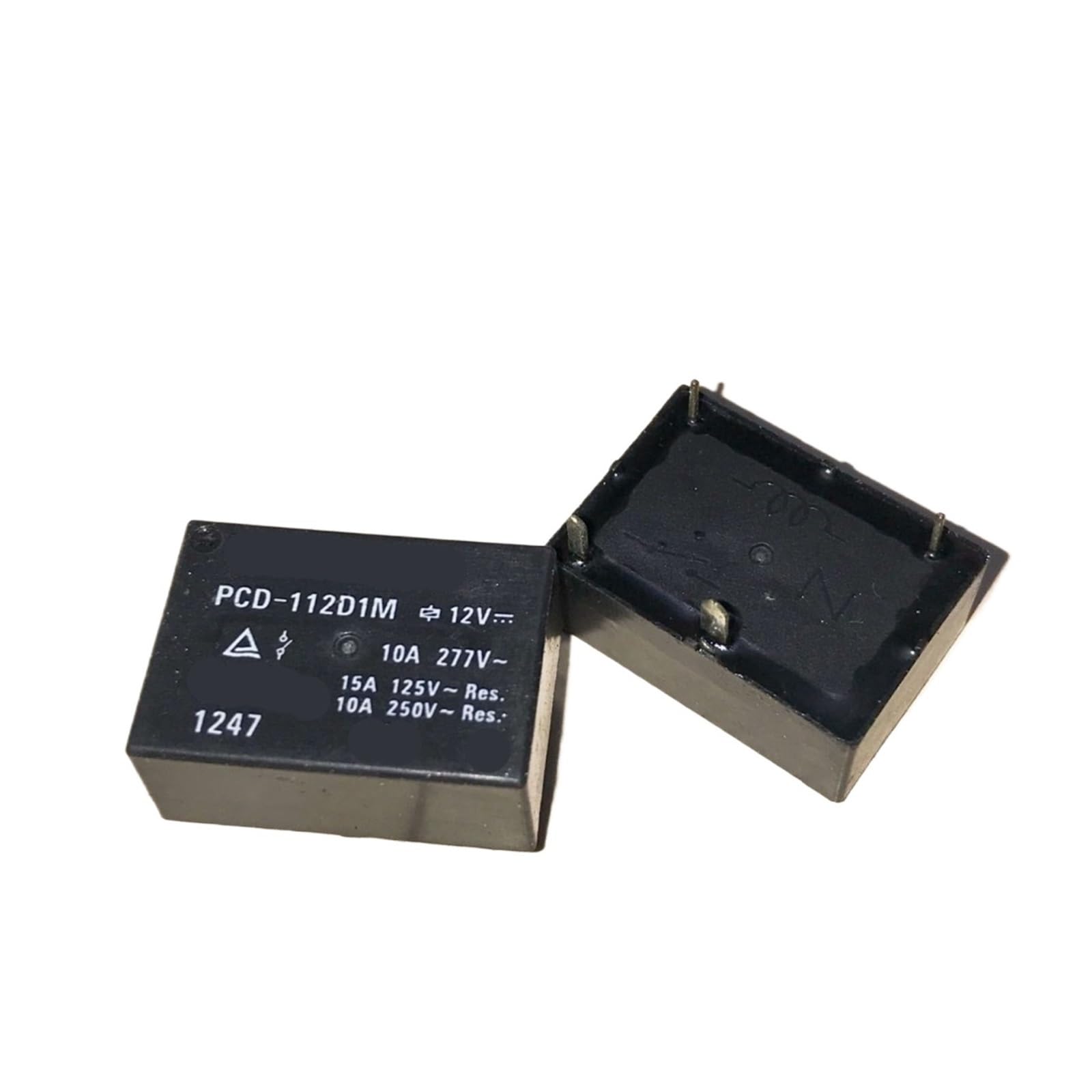 OSHZIKJII Relay PCD-112D1M 12V PCD-112D1M-12V PCD112D1M 12V 12VDC DC12V 10A 250VAC 4PIN