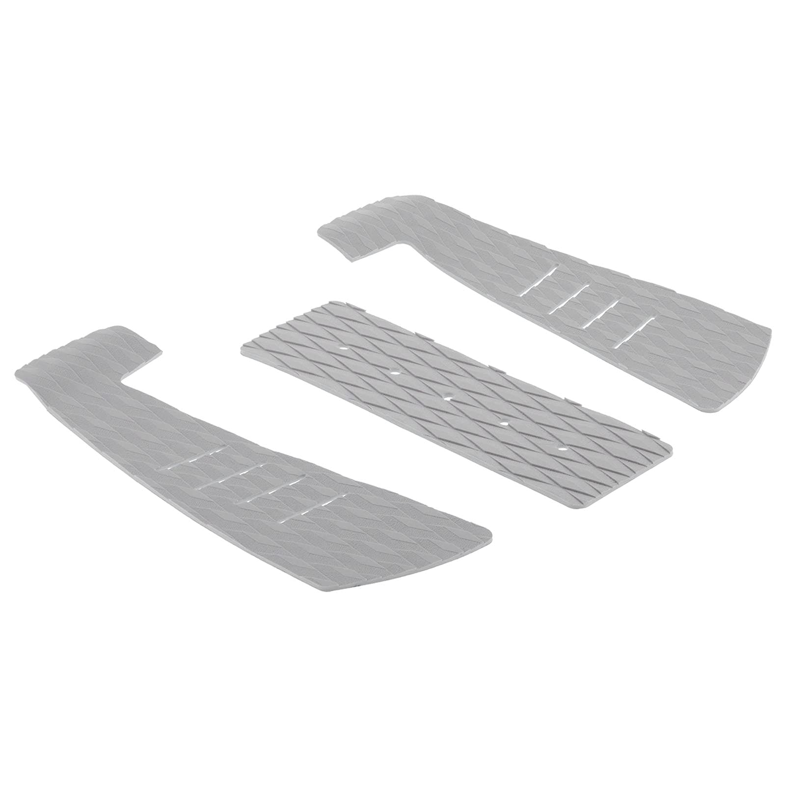 Alfombrilla antideslizante EVA Surf de alta calidad, cómoda, duradera, ligera, de tracción, para tabla de surf, longboard, paddle surf, deportes acuáticos, 9 unidades (gris)
