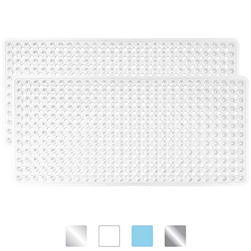 GORILLA GRIP Original Patented Bath, Shower, Tub Mat, 35x16, Machine Washable, Antibacterial, BPA