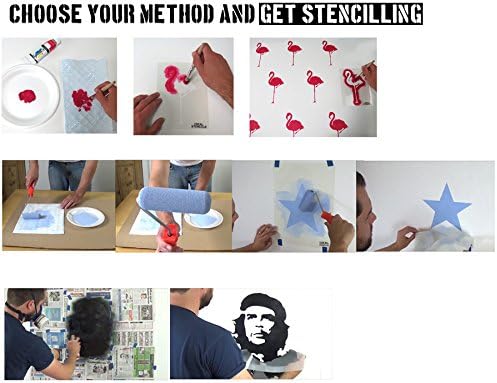 Miniatura 5 de Plantilla de tablero Ouija para decoración de Halloween, manualidades, tablero de Ouija, plantilla de pintura (S6.7 x 10.2 in)