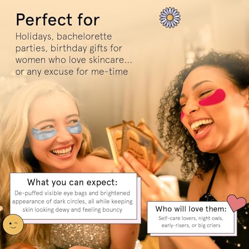 Under Eye Mask - Reduce Dark Circles, Puffy Eyes, Undereye Bags, Wrinkles - Gel Under Eye Patches, Vegan Cruelty-Free Self Care By Grace And Stella (48 Pairs, Gold) - 7