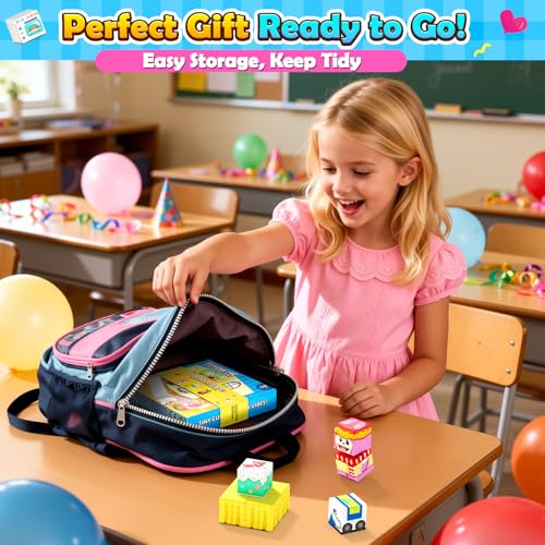 Image of Magnetic Blocks - Essential Portable Mini Travel Toys for Kids Ages 3+