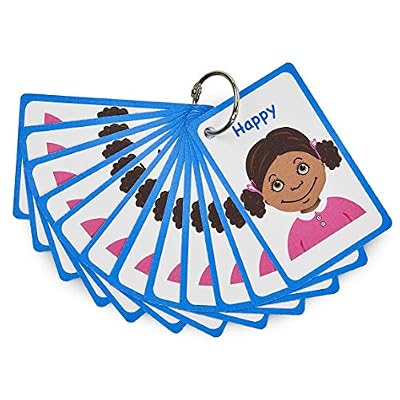 My Feelings and Emotion Girls Flash Cards for Visual aid Special Ed,