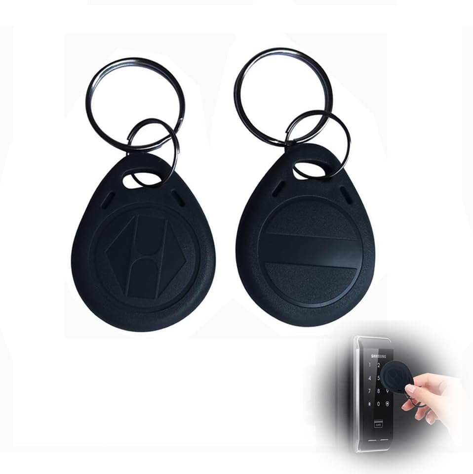 KASTWAVE 125kHz Writable RFID Tags T5577 RFID Fob (10 Pcs) Compatible with 1386 1326 H10301 Format Readers for Access Control & RFID Writer Systems