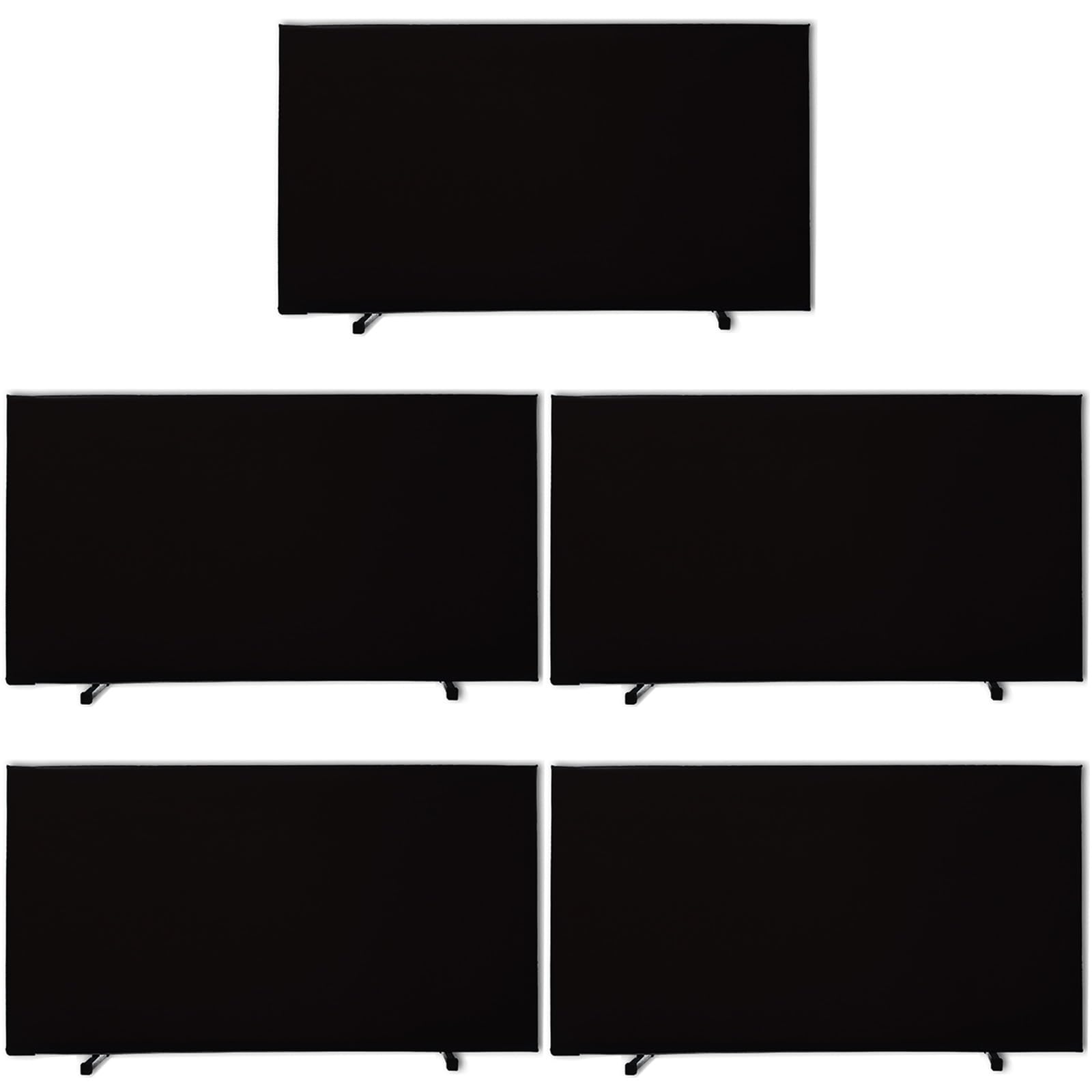 AMUFJJ 420D Oxford Cloth Ping Pong Court Surround Barrier 1 2 3 4 5 6 Pack, Competition/Training Table Tennis Barrier Baffle & Field Fence Surround Block(5 pack)