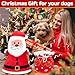 LECHONG Juguete Perro Reversible Papá Noel Navidad Imagen de LECHONG Juguete Perro Reversible Papá Noel Navidad