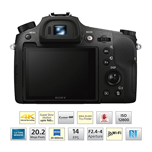 Image of Sony DSC-RX10M3 Cyber-Shot 20.1MP Point & Shoot Digital Camera (Black)