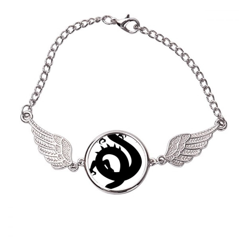 Bracelet dragon métal taille M ne noircit pas style ange chinois
