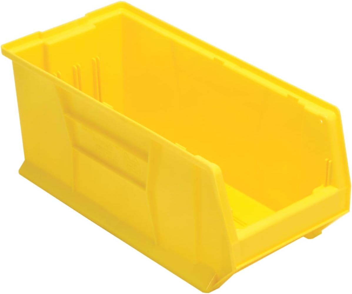 Quantum Storage QUS953 Plastic Stacking Hulk Container - 23-7/8" x 11" x 10" - 4 Pack