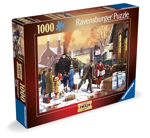 Ravensburger Last Train Home 1000 piece Jigsaw Puzzle for Adults and Kids Age 12 and Up