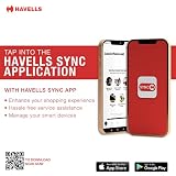 Havells BT9005 Cord & Cordless Adjustable Beard Trimmer; Extra wide blade for faster cutting; Fast Charge allows 15 + trims; 19 Built-in Precise Lengths; (Black/Blue)